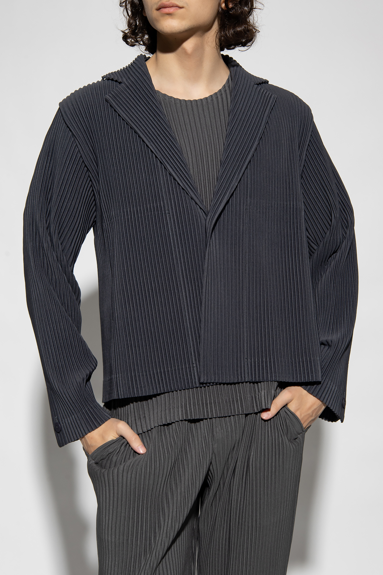 Issey Miyake Homme Plisse Pleated blazer | Men's Clothing | Vitkac